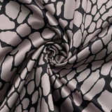 Blusa avvolgente con stampa animale