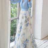 Fiorenza - Vestito lungo floreale e leggero