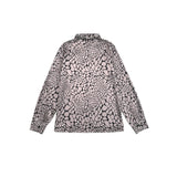 Blusa avvolgente con stampa animale