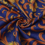 Camicia in Satin con Stampa Paisley Floreale