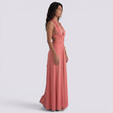 Abito Lungo Donna Multiposizione Elegante da Cerimonia