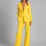 Tailleur Donna Blazer Sartoriale e Pantaloni Palazzo Elegante