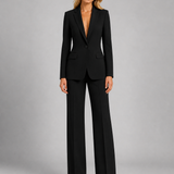Tailleur Donna Blazer Sartoriale e Pantaloni Palazzo Elegante