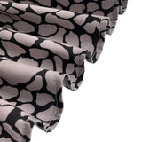 Blusa avvolgente con stampa animale