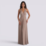 Abito Lungo Donna Multiposizione Elegante da Cerimonia