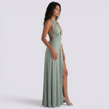 Abito Lungo Donna Multiposizione Elegante da Cerimonia
