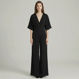 Tuta con Maniche a Kimono e Scollatura a V